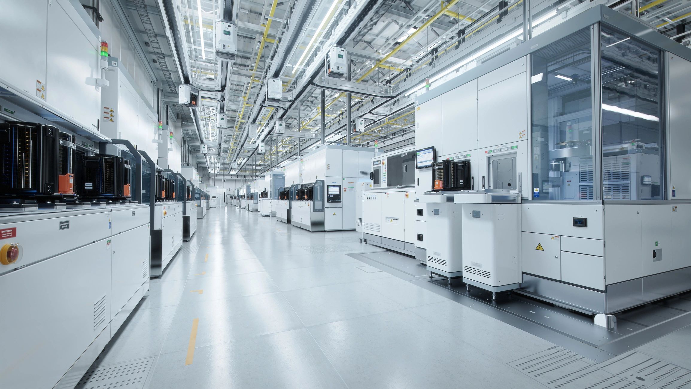 Advanced technology environment representing Apple laptop innovation