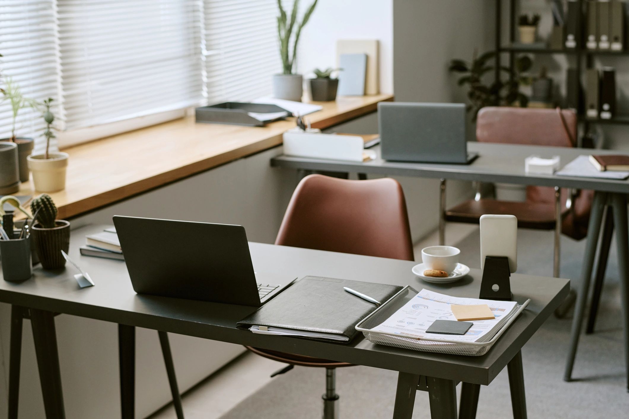 Business laptop workspace for Lenovo products